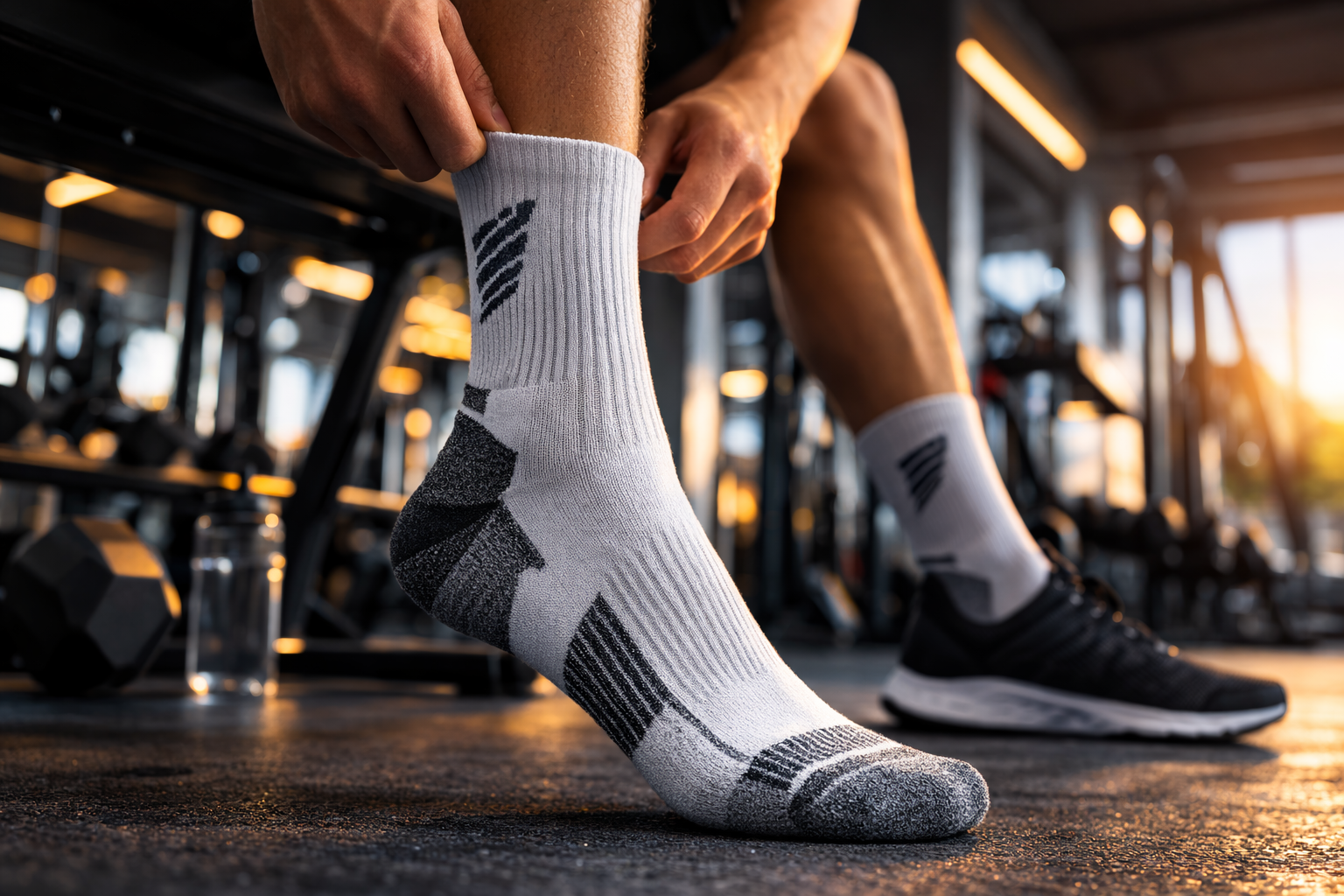 Athletic socks manufacturing USA Mexico
